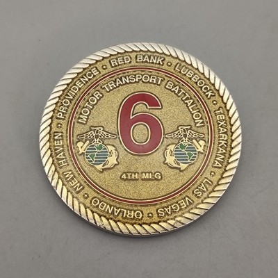 4th Mlg Motor Transport Battalion Challenge Coin