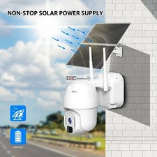 Wifi Camera 1080P 25W Solar Panel PTZ Camera Outdoor 2MP PIR Human Alarm