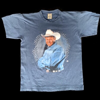 Vintage 90s Neil Mc Coy Country Western Band T Shirt Size L Black Country