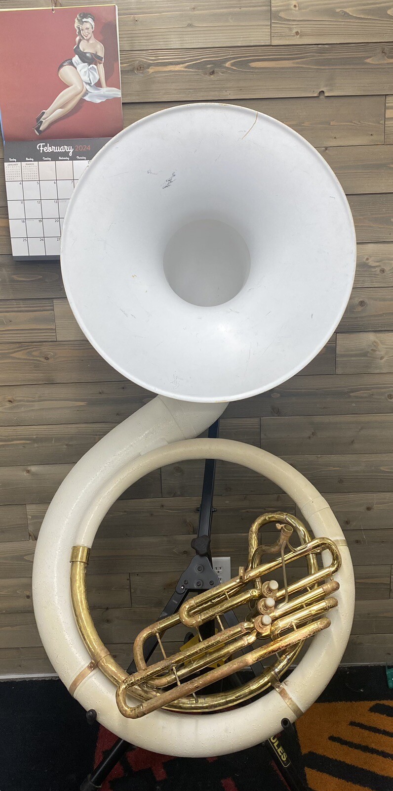 GREAT CONN MODEL 36K FIBERGLASS SOUSAPHONE IN GOOD CONDITION eBay