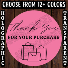 40 THANK YOU STICKERS 2" LABELS SEALS SMALL BUSINESS REVIEW EBAY STORE