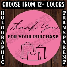 40 THANK YOU STICKERS 2" LABELS SEALS SMALL BUSINESS REVIEW EBAY STORE