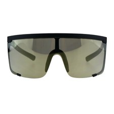 Super Oversized Goggle Sunglasses Unisex Fashion Square Mirror Lens UV400