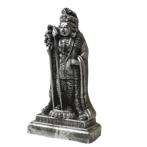 Resin Made Lord Palani Murugan Statue For Home/Office/Temple ( Size: 9 x 16cm ) - Picture 3 of 4