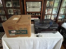 DENON SERVO-CONTROLLED DIRECT DRIVE TURNTABLE SYSTEM W/ORIGINAL BOX/SERIAL 