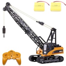 Huina RC Digger Crane 1/14 Scale Remote Controlled Crawler Crane Lights + Sound