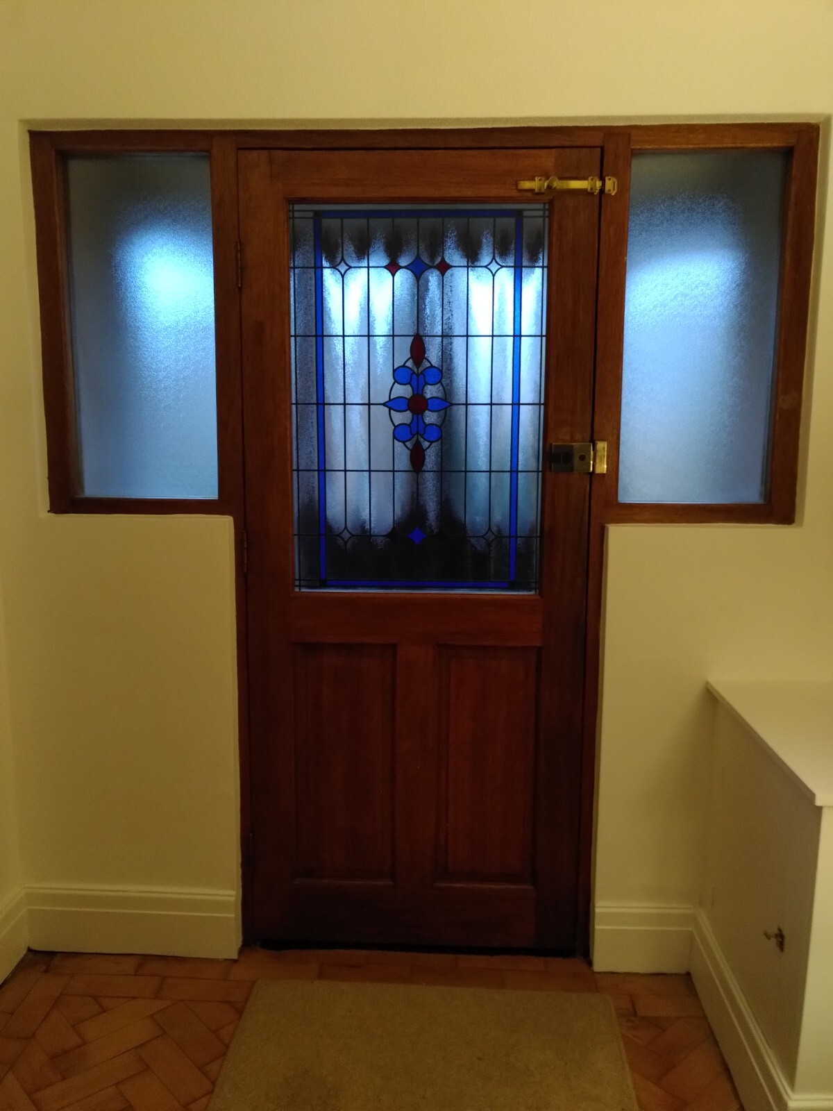 Hardwood Double Glazed Stained Glass Front Door eBay