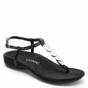 vionic sandals silver