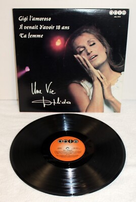 Dalida Une Vie ~ 1974 Able ABL-7014 LP Record ~ Canada ~ VG/VG