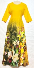 Ao Dai Viet Nam Lua Mem Ru Silk BT-140 Dai Ao 144cm Size L
