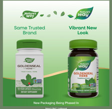 Nature's Way Goldenseal Herb 700mg 100 Vegan Capsules Fresh Free