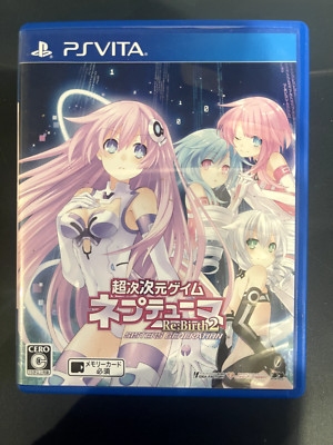 Hyperdimension Neptunia Re Birth 2 PlayStation PS VITA NTSC-J sehr guter Zustand mit Handbuch