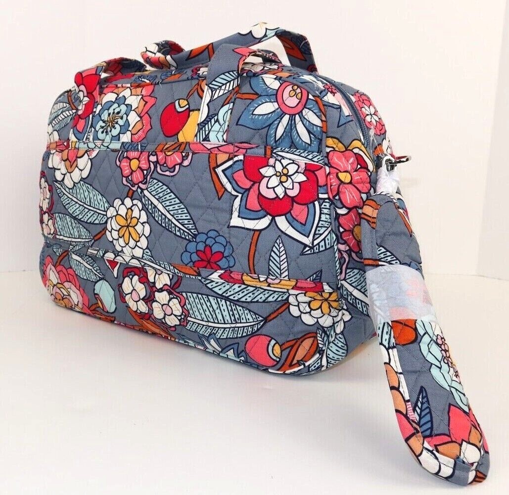 Vera Bradley Compact Traveler Bag Tropical Evening NWT eBay