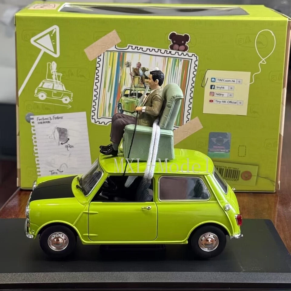1:50 Scale Tiny MINI Cooper Mr Bean‘s MINI Set with sofa Metal Diecast Model Car - Image 4 of 4