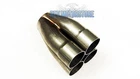4 into 1 45mm 1.75"  Exhaust Manifold Merged T304 Collector Kit Car Merge Racing