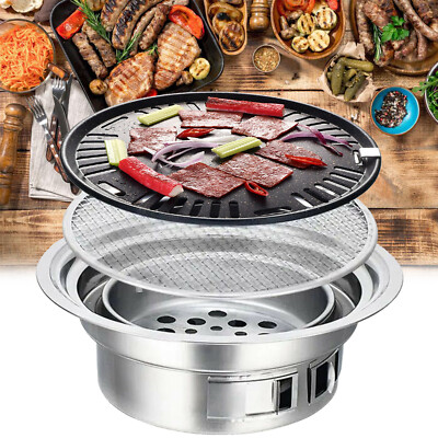 40cm Korean Style Table Charcoal Portable BBQ Grill Stove Outdoor Camping Picnic