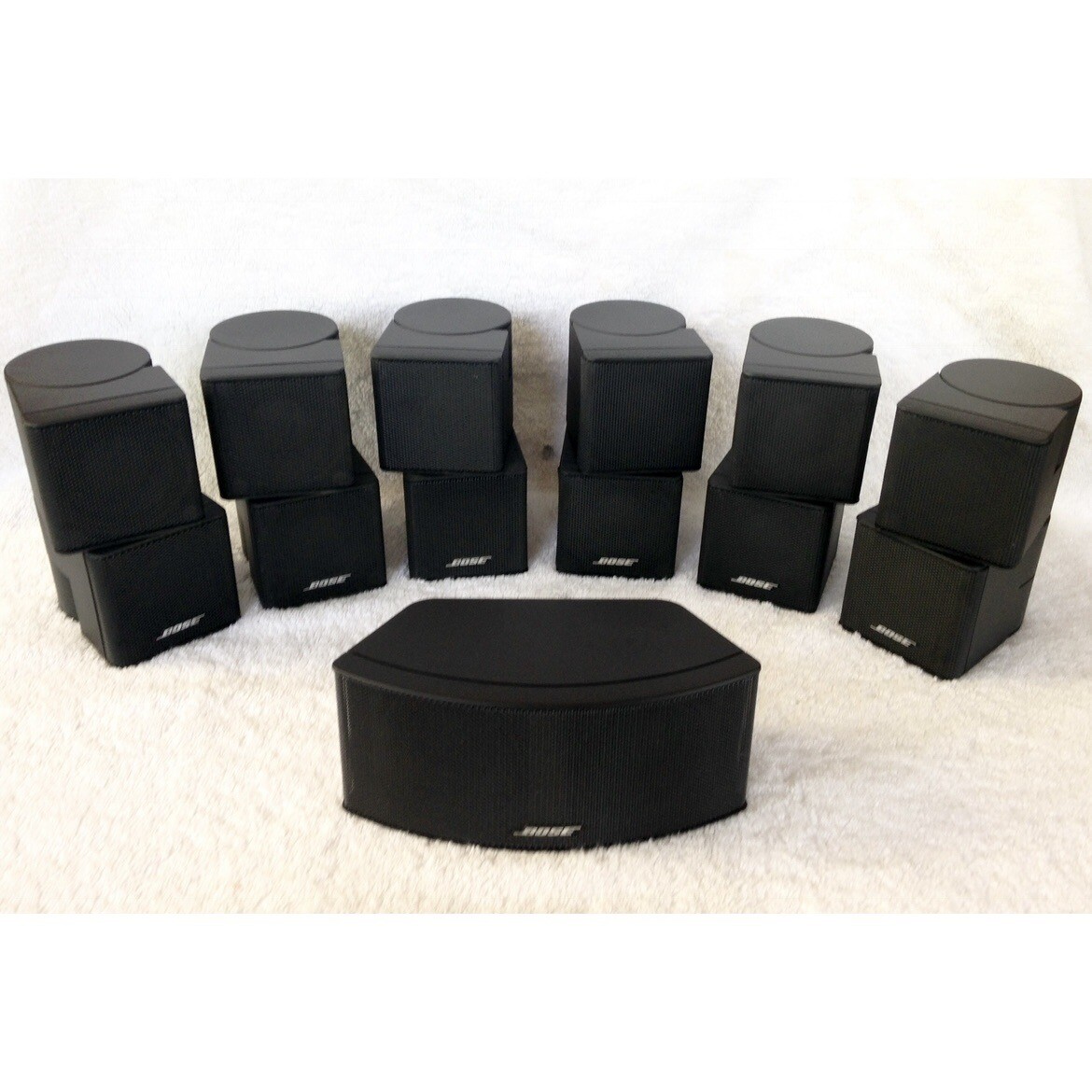 7 Mint Bose Jewel Double Cube Speakers 1 Center Channel 6 Su
