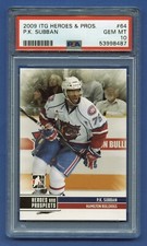 2009 P.K. SUBBAN ROOKIE PSA 10 GEM MT IN THE GAME HEROS PROS CANADIENS (#64) RZC