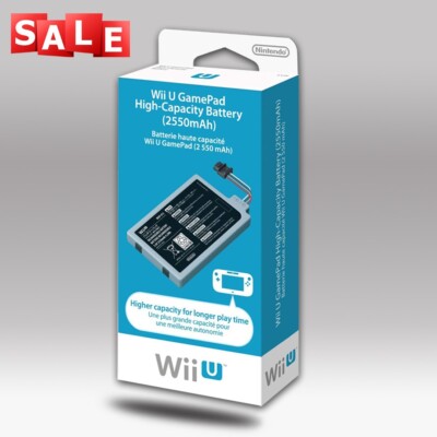 Nintendo Wii U Gamepad hohe Kapazität WUP-013 Akku 2550mAh - (Handel verpackt)