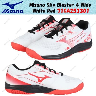 Mizuno Sky Blaster 4 Wide White Red 71GA253301 Men's Size | eBay