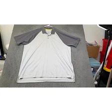The Foundry Supply Co. Polo Shirt Golf Athletic Gray, Dark Gray Sleeve Men's 3XL