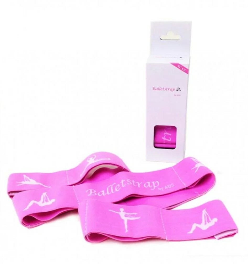 Pink Girls Home Training Ballet Strap Stretch Exercise Home WorkOut Children Kid