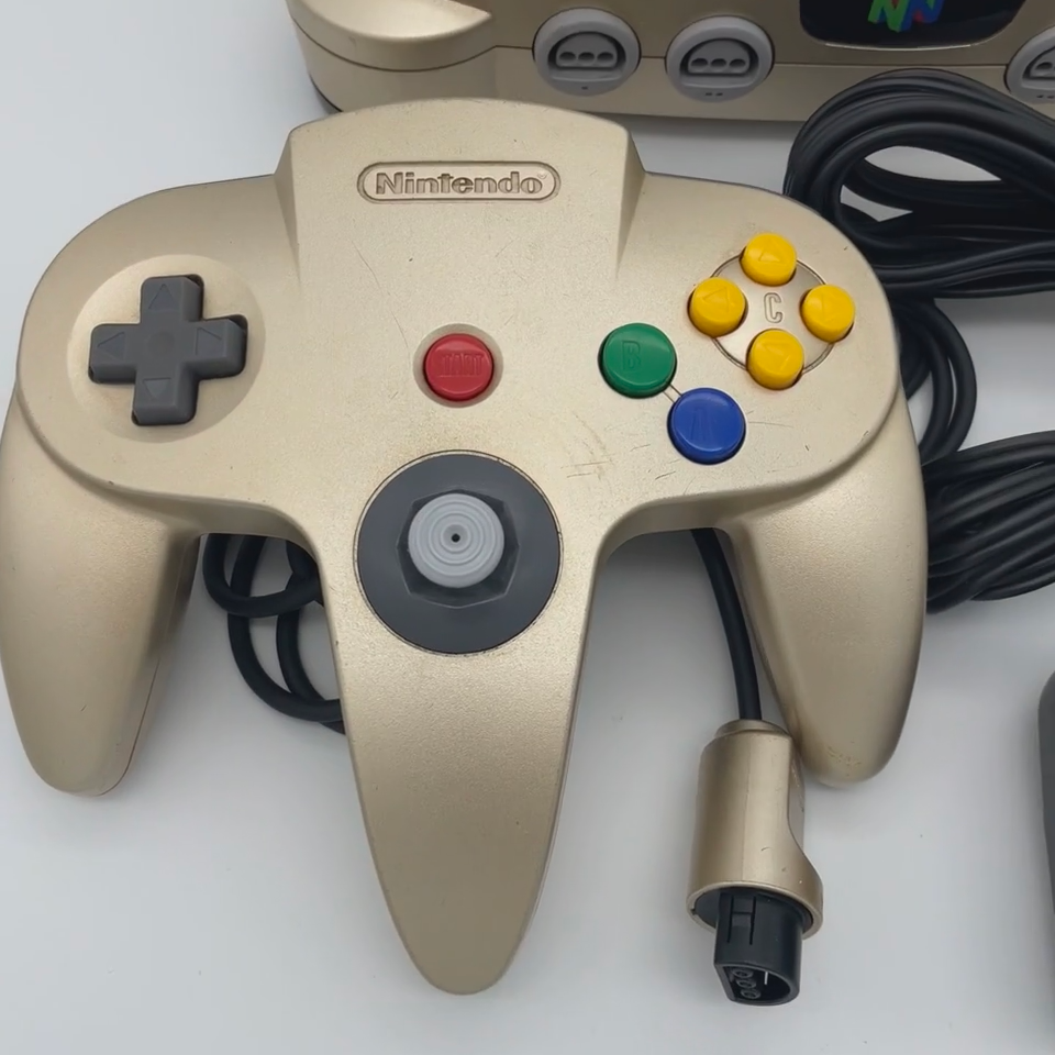 Nintendo 64 Console Gold Limited toys R