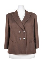 Giorgio Vannini Women Coats & Jackets Jackets Xl Brown Wool