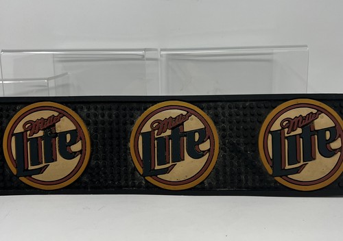 "Miller Lite Bar Leckmatte Mann Höhle Barware ALKOHOL Maße: 20 1/2"" x 3 1/2""