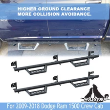 For 2019-2023 Dodge Ram 1500 2500 3500 Running Boards Nerf Bars 4 Door Side Step