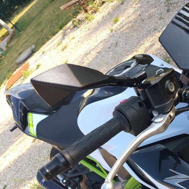 Motorcycle Rear View Side Mirrors For Kawasaki Z1000 Z900 Z750 Z650