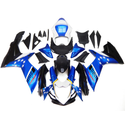 Blue Black Bodywork for Suzuki GSXR600 GSXR750 2011-2023 Injection Fairing Kit