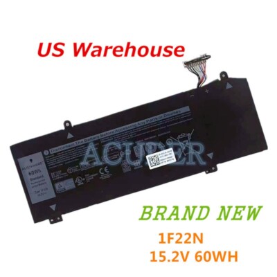 1F22N Battery For Alienware HYWXJ M17 P37E P37E001 M15 2018 5590 G7 7790 JJPFK