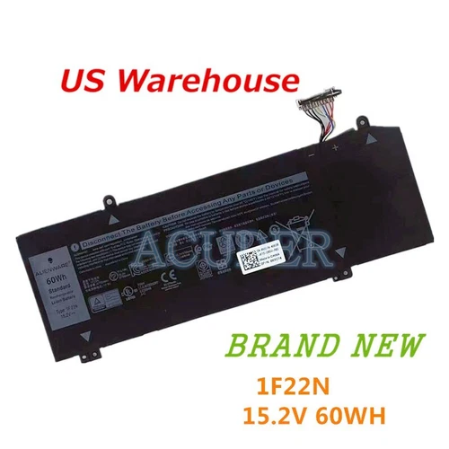 1F22N Battery For Alienware HYWXJ M17 P37E P37E001 M15 2018 5590 G7 7790 JJPFK