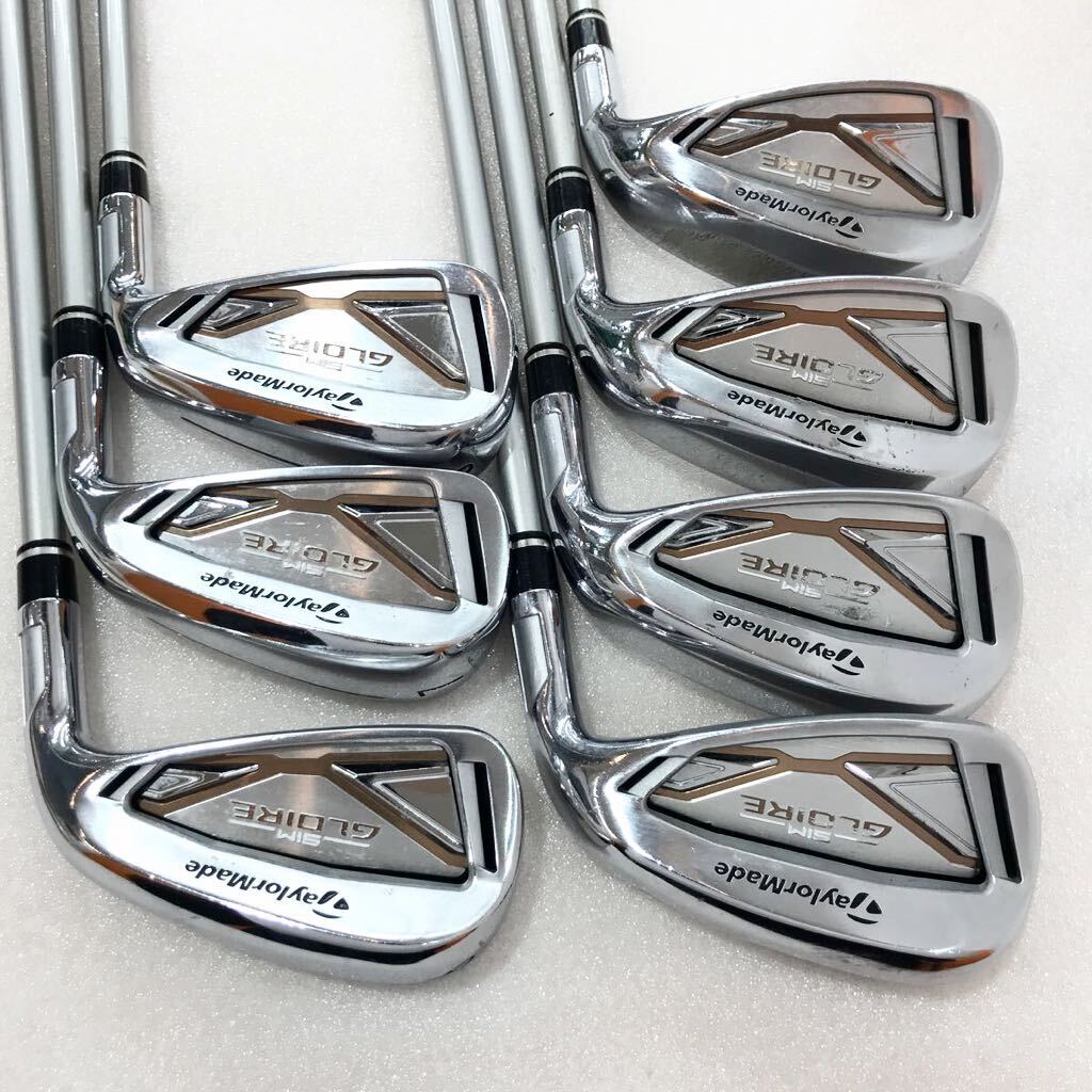 Golf Iron set TaylorMade SIM Gloire MCI80 (R) 7pcs 6-S JAPAN | eBay