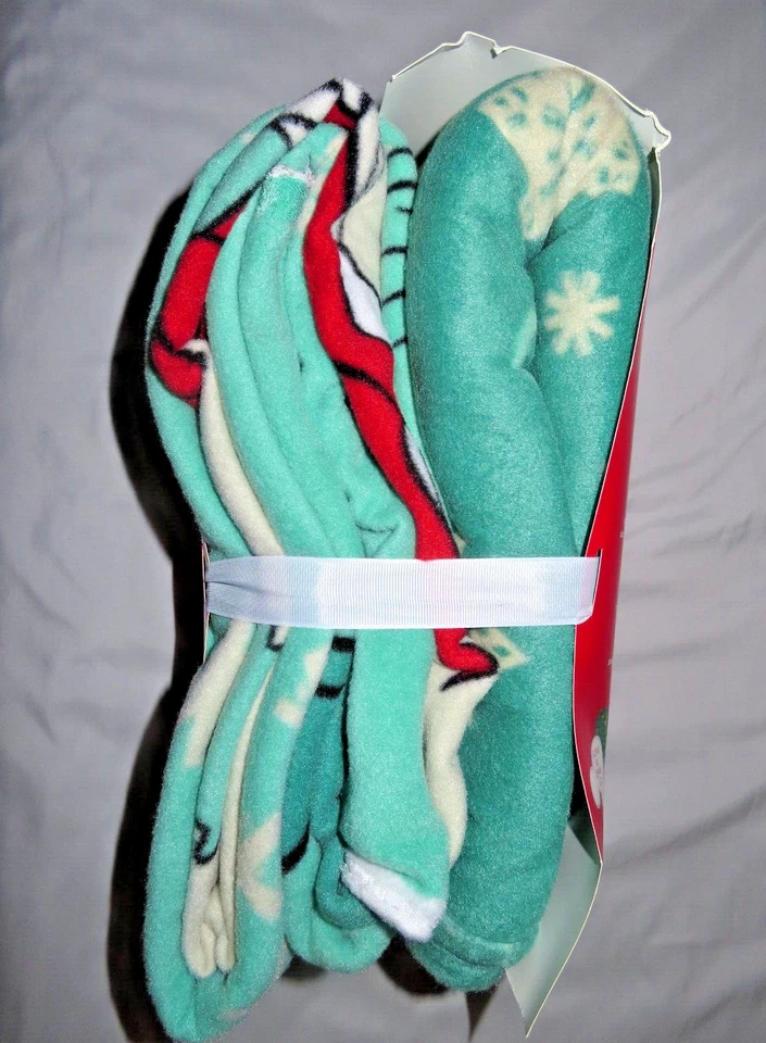 KIT de manta polar sin coser Disney Mickey Mouse Minnie Navidad 72 x 60 Foto 2 de 4