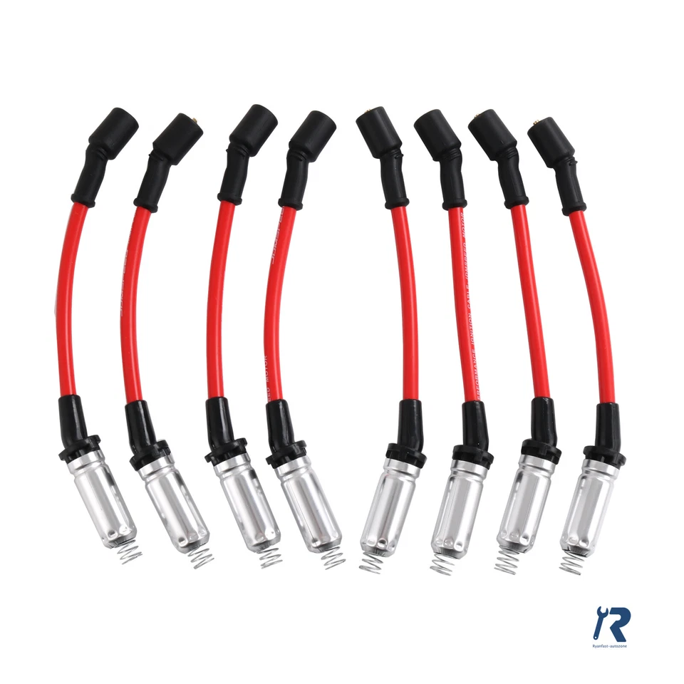 Комплект из 8 квадратных катушек зажигания LS3 и провода свечи зажигания подходят для Chevy Silverado GMC - Изображение 3 из 4