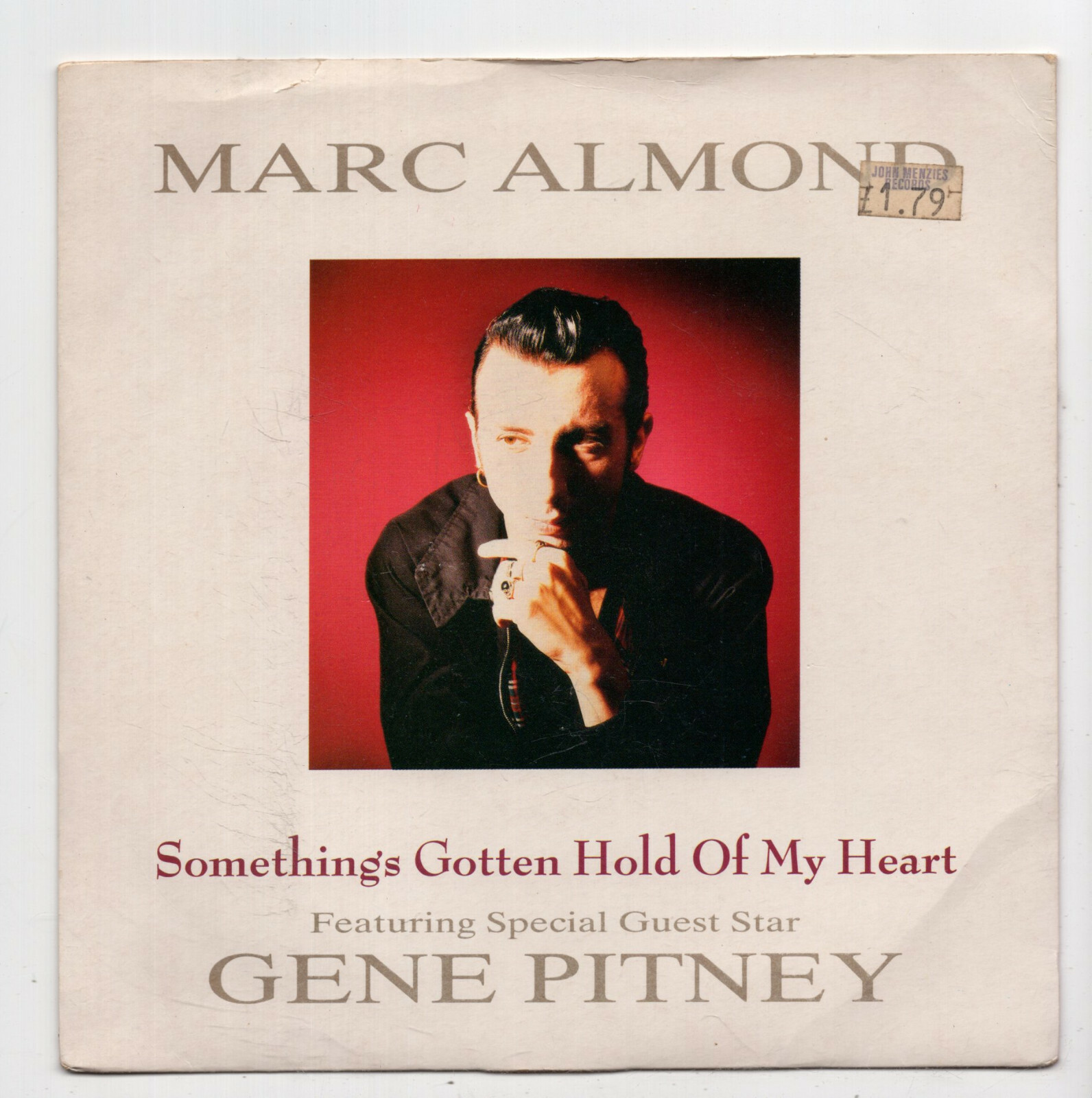 (B17) Marc Almond, Something's Gotten Hold Of My Heart - 1989 - 7 inch vinyl