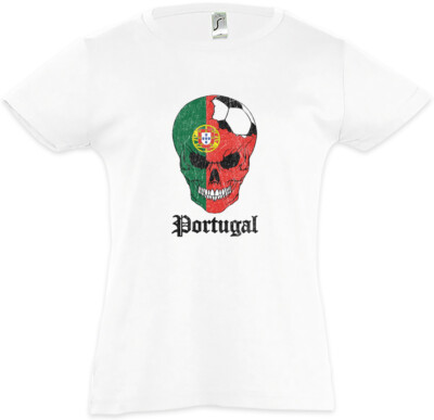 Portugal Football Comet Kids Girls T-Shirt portoguese Soccer Flag Championship