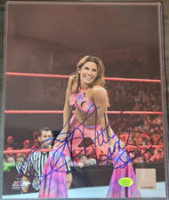 Mickie James Signed 8x10 COA TPA Guaranteed Wrestling WWE Country Singer