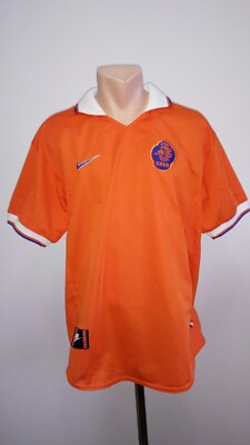 Netherlands Home Football Shirt 1997 1998 Nike Jersey Holland