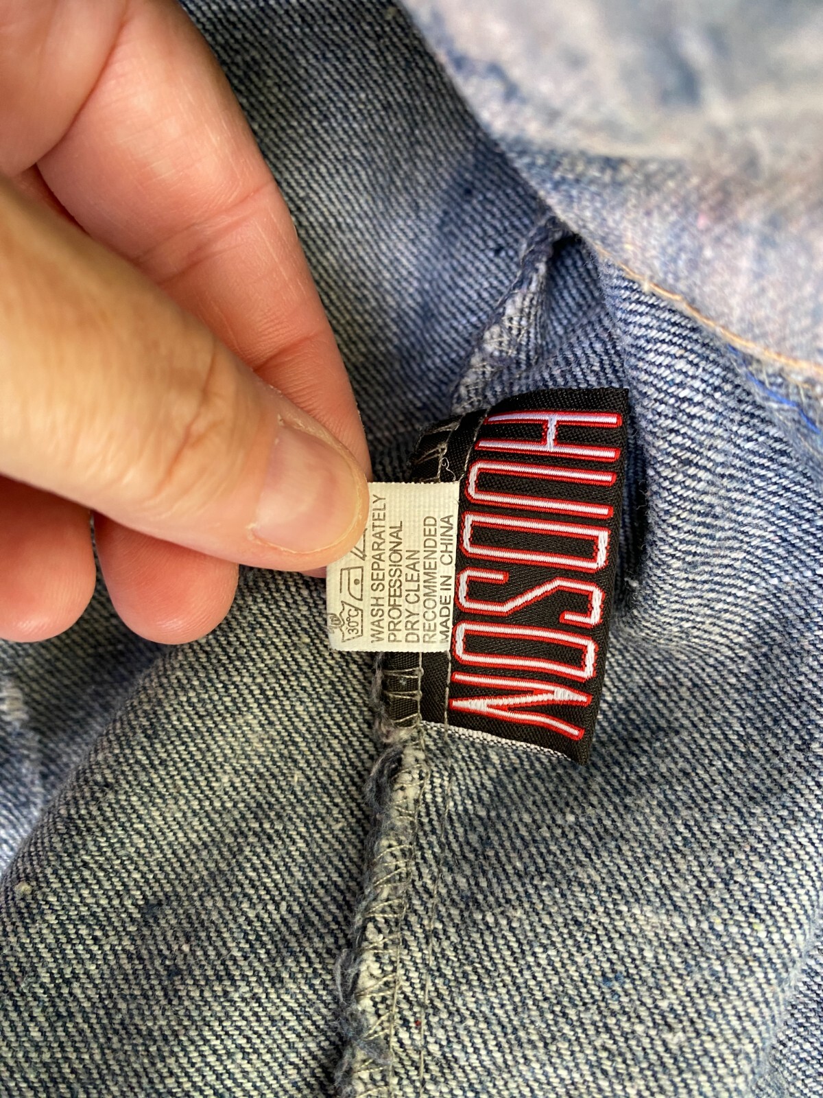 Hudson Outerwear Denim Sleeveless Jacket Vest Patches Mighty Atom Mens XXXL 3XL