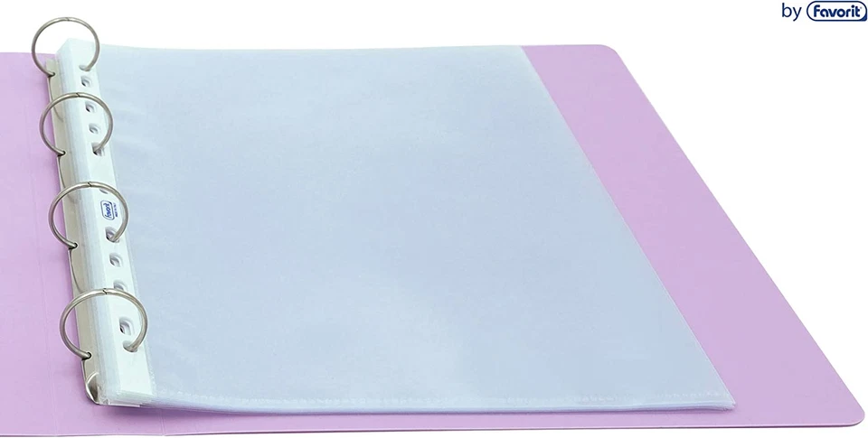 Buste Trasparenti A4, 100 Pz Finitura Buccia D'Arancia, Formato Interno 22x30 Cm - Immagine 4 di 4