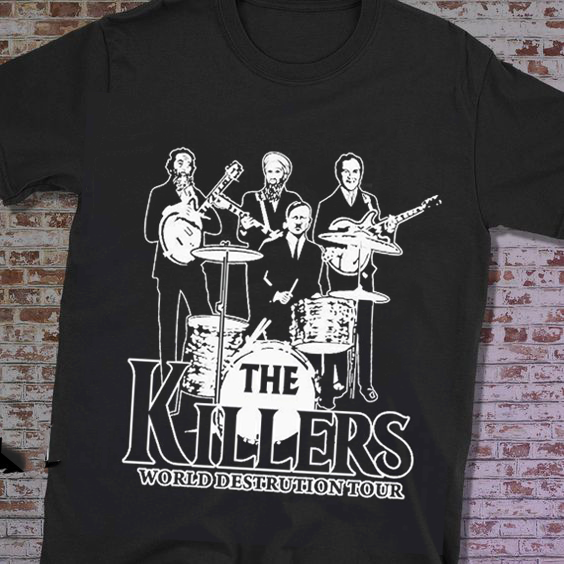 The Killers World Destruction Tour Mens T-Shirt | eBay