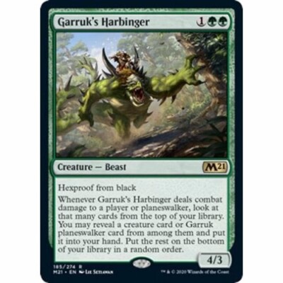 + Garruk s Harbinger near mint englisch M21 Core Set Rare Magic the Gathering +