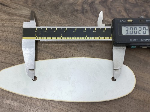 Remington 700 742 740 760 White Buttplate spacer (measurements in pictures) - Picture 6 of 7