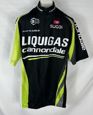 RARA MAGLIA CICLISMO CANNONDALE 2011 40° Anniversario LIQUIGAS SUGOI NERA MED