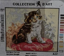 Printed Needlepoint Tapestry  Collections Art Apples 25x30 Cm