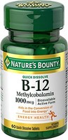 Nature's Bounty Methylcobalamin Vitamin B-12 1000mcg 60 Quick Dissolve Tablets on sale Nature's Bounty Methylcobalamin Vitamin B-12 1000mcg 60 Quick Dissolve Tablets on sale