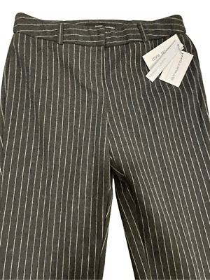Nwt Amanda And Chelsea Ari Pinstripe Dress Pants Formal Wide Leg  display picture 1